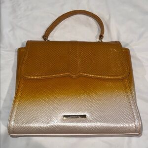 Brahmin Ingrid Canary Ombré Blend Bag with Matching Wallet BNWT